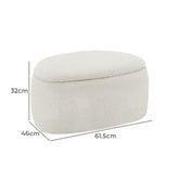 Core Living 2 Piece Therese Ottoman Set