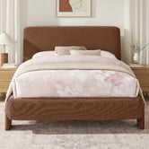 Core Living Xavier Chenille Bed Frame