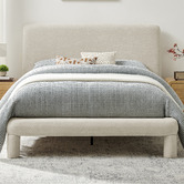 Core Living Leon Chenille Bed Frame