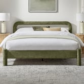 Core Living Ronan Chenille Queen Bed Frame
