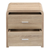 Core Living Rhyder 2 Drawer Bedside Table