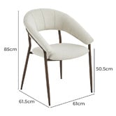 Core Living Amaris Upholstered Dining Chairs