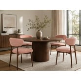 Core Living Bruin Chenille Dining Chairs