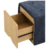 Core Living Otway Chenille Storage Ottoman