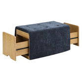 Core Living Otway Chenille Storage Ottoman