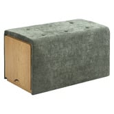 Core Living Otway Chenille Storage Ottoman