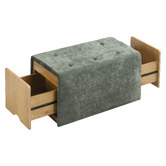 Core Living Otway Chenille Storage Ottoman