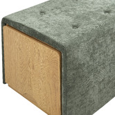 Core Living Otway Chenille Storage Ottoman