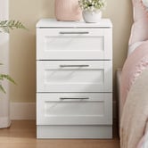 Core Living Morana 3 Drawer Bedside Table