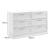 Core Living Morana 6 Drawer Chest