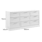 Core Living Morana 9 Drawer Chest