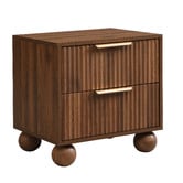 Core Living Leanne 2 Drawer Bedside Table