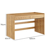 Core Living Abel 2 Drawer Study Desk