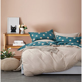 Violette Casa Walter Reversible Cotton Quilt Cover Set