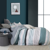 Violette Casa Zac Cotton Reversible Quilt Cover Set