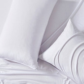 Violette Casa White Wonder Jersey Cotton Quilt Cover Set