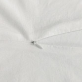 Violette Casa White Ava Vintage Washed Cotton Quilt Cover Set