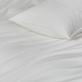 Violette Casa White Ava Vintage Washed Cotton Quilt Cover Set