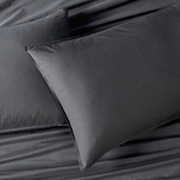 Violette Casa Charcoal Ava Vintage Washed Cotton Quilt Cover Set