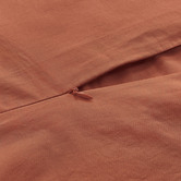 Violette Casa Brick Ava Vintage Washed Cotton Quilt Cover Set