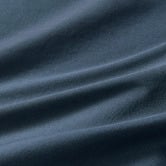 Violette Casa Dark Indigo Ava Vintage Washed Cotton Quilt Cover Set