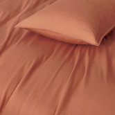 Violette Casa Brick Ava Vintage Washed Cotton Quilt Cover Set