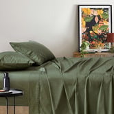 Violette Casa Ava Vintage Washed Cotton Sheet Set
