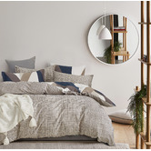 Violette Casa Lewis Cotton Quilt Cover Set