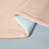 Violette Casa Orange &amp; Blue Ice Cooling Reversible Summer Comforter