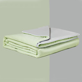 Violette Casa Green &amp; Grey Ice Cooling Reversible Summer Comforter