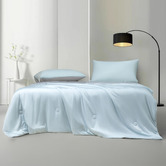 Violette Casa Blue &amp; Grey Ice Cooling Reversible Summer Comforter