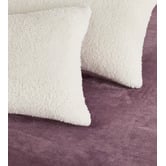 Violette Casa Mauve Dania Teddy Sherpa Quilt Cover Set