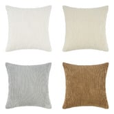 Violette Casa 4 Piece Ardian Corduroy Velvet Cushion Cover Set