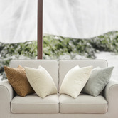 Violette Casa 4 Piece Ardian Corduroy Velvet Cushion Cover Set