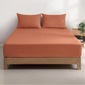 Violette Casa Ava Vintage Washed Cotton Fitted Sheet Set