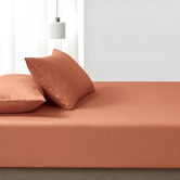 Violette Casa Ava Vintage Washed Cotton Fitted Sheet Set