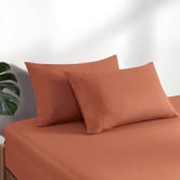 Violette Casa Ava Vintage Washed Cotton Fitted Sheet Set