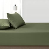 Violette Casa Ava Vintage Washed Cotton Fitted Sheet Set