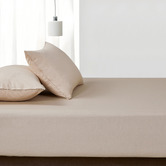 Violette Casa Ava Vintage Washed Cotton Fitted Sheet Set