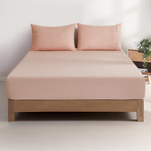 Violette Casa Ava Vintage Washed Cotton Fitted Sheet Set