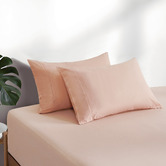 Violette Casa Ava Vintage Washed Cotton Fitted Sheet Set