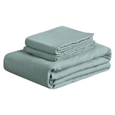 Violette Casa Nezza Vintage Washed Microfibre Fitted Sheet Set
