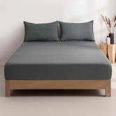 Violette Casa Nezza Vintage Washed Microfibre Fitted Sheet Set