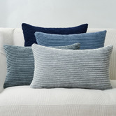 Violette Casa 4 Piece Ardian Corduroy Velvet Lumbar Cushion Cover Set