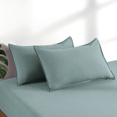 Violette Casa Nezza Vintage Washed Microfibre Fitted Sheet Set