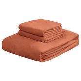Violette Casa Nezza Vintage Washed Microfibre Fitted Sheet Set