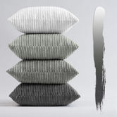 Violette Casa 4 Piece Ardian Corduroy Velvet Lumbar Cushion Cover Set