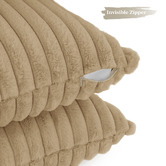 Violette Casa Vavoca Embossed Faux Fur Cushion Covers