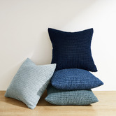 Violette Casa 4 Piece Corn Grain Cuthbert Velvet Cushion Cover Set