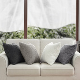 Violette Casa 4 Piece Corn Grain Cuthbert Velvet Cushion Cover Set